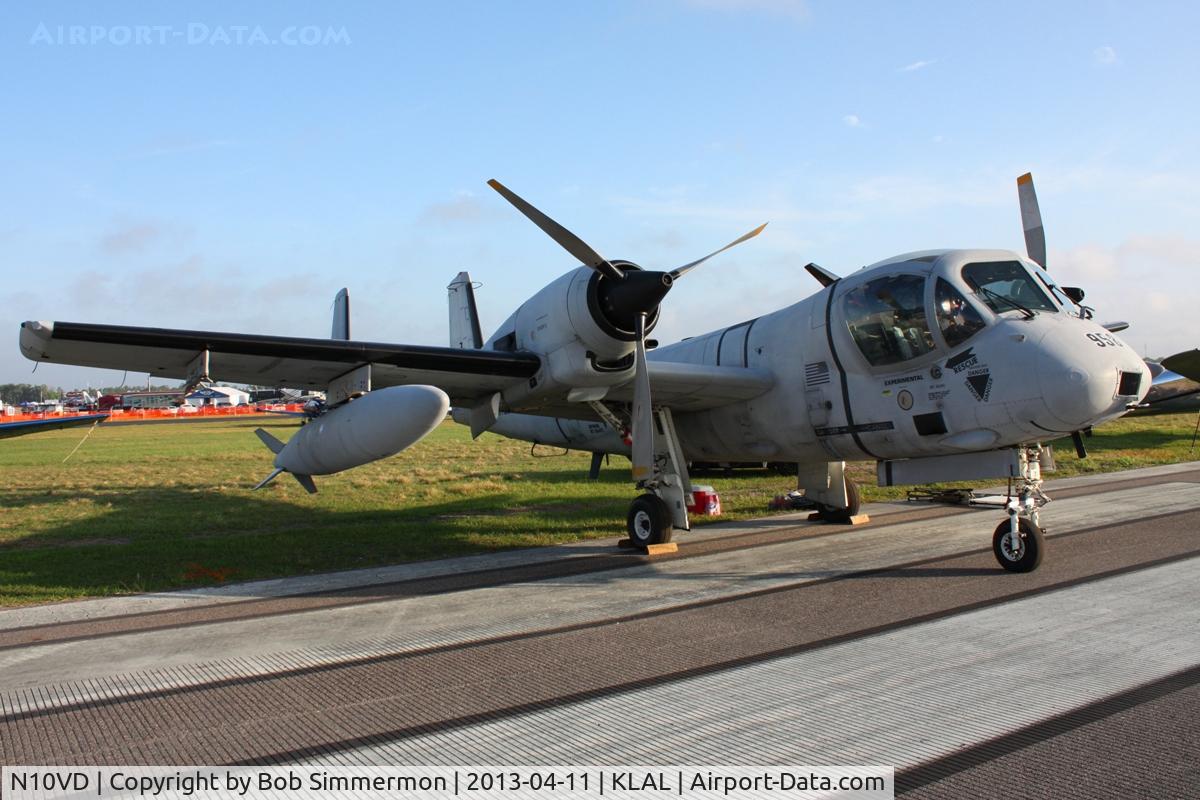 N10VD, 1968 Grumman OV-1D Mohawk C/N 162C, Sun N Fun 2013 - Lakeland, FL