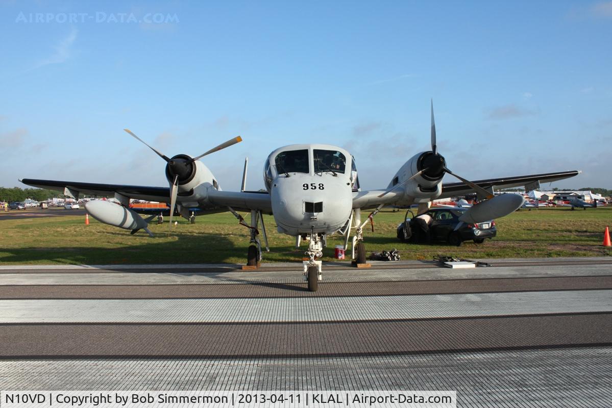 N10VD, 1968 Grumman OV-1D Mohawk C/N 162C, Sun N Fun 2013 - Lakeland, FL