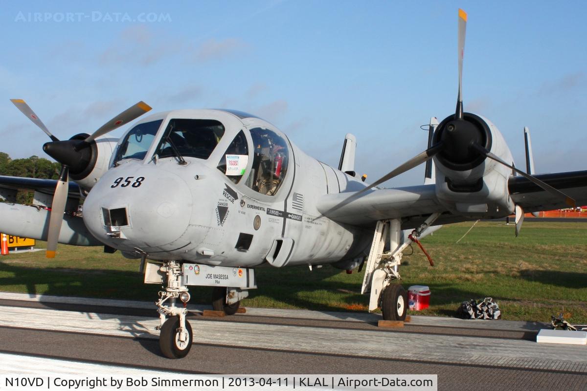 N10VD, 1968 Grumman OV-1D Mohawk C/N 162C, Sun N Fun 2013 - Lakeland, FL
