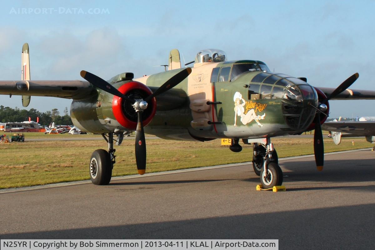 N25YR, 1943 North American TB-25N Mitchell C/N 108-34881, Sun N Fun 2013 - Lakeland, FL