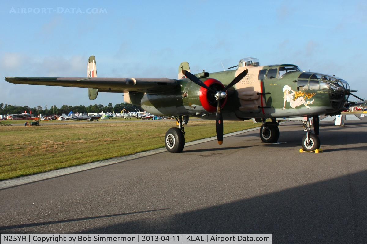 N25YR, 1943 North American TB-25N Mitchell C/N 108-34881, Sun N Fun 2013 - Lakeland, FL