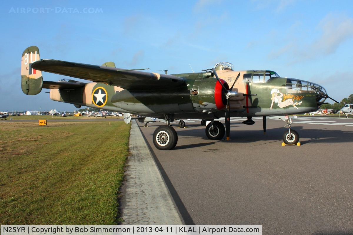 N25YR, 1943 North American TB-25N Mitchell C/N 108-34881, Sun N Fun 2013 - Lakeland, FL