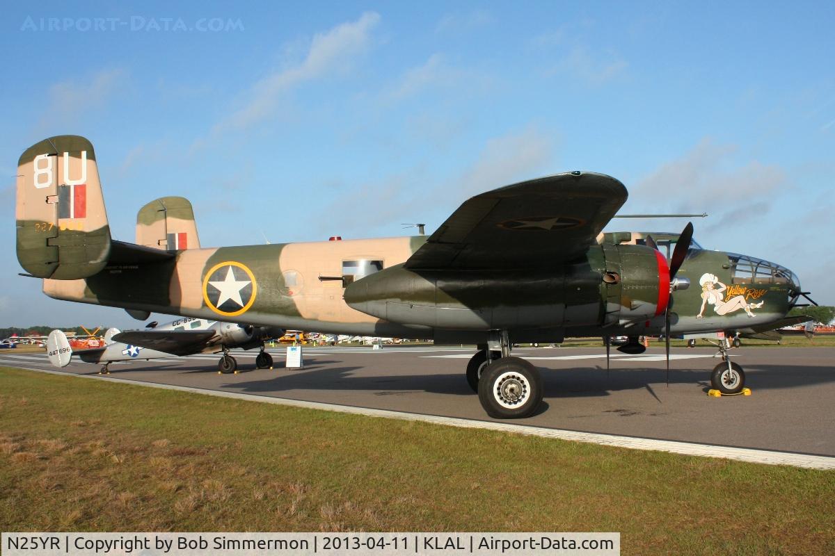 N25YR, 1943 North American TB-25N Mitchell C/N 108-34881, Sun N Fun 2013 - Lakeland, FL