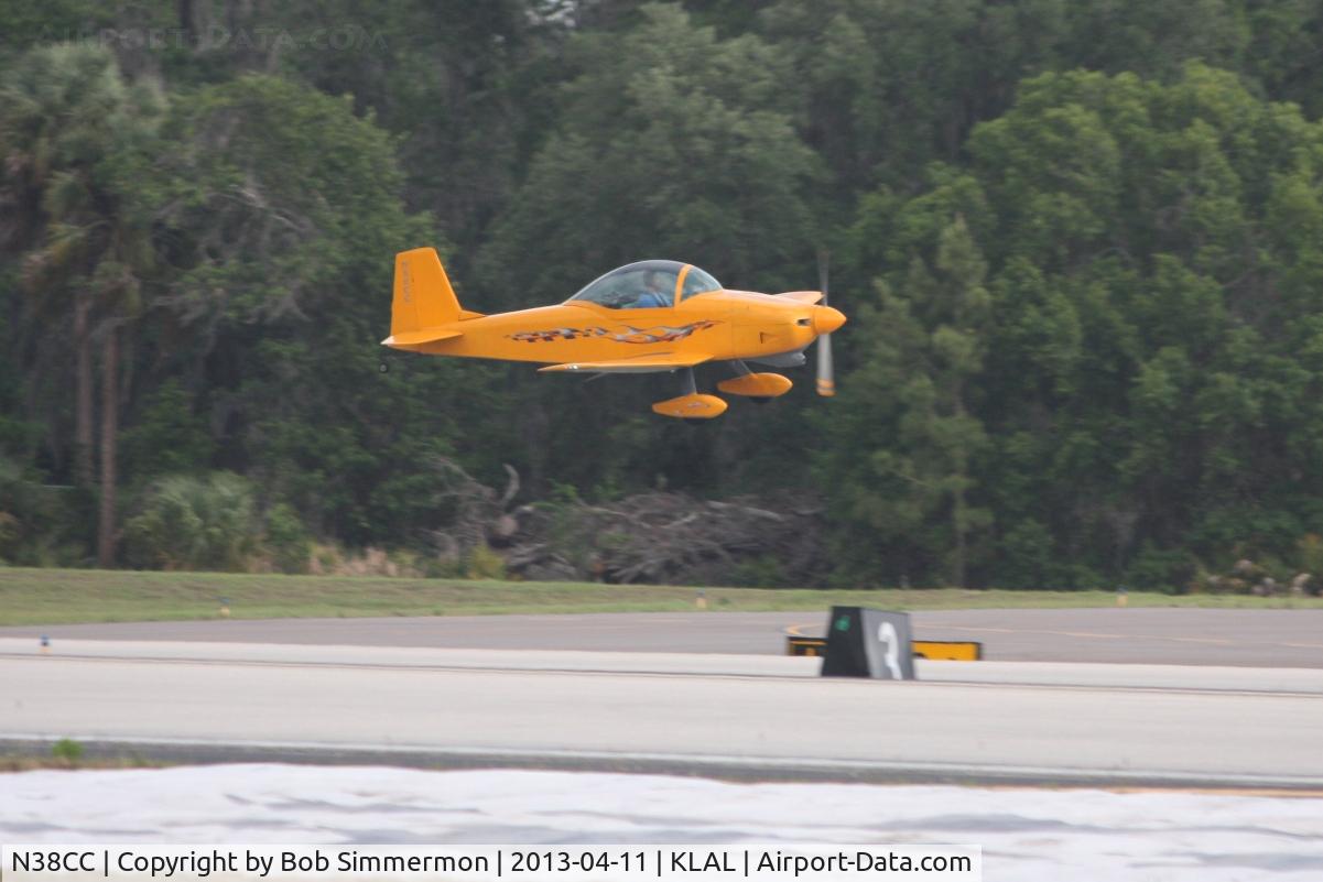 N38CC, Bushby Mustang II C/N 574, Arriving at Sun N Fun 2013 - Lakeland, FL