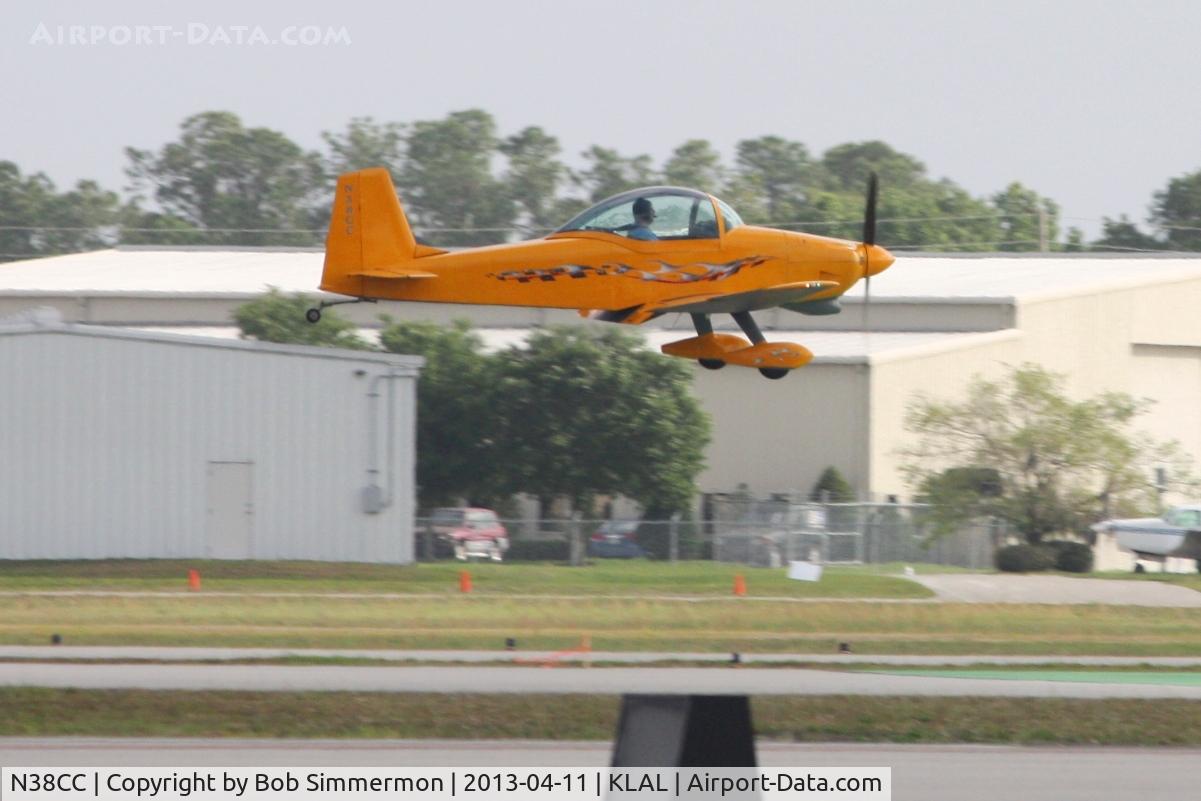 N38CC, Bushby Mustang II C/N 574, Arriving at Sun N Fun 2013 - Lakeland, FL