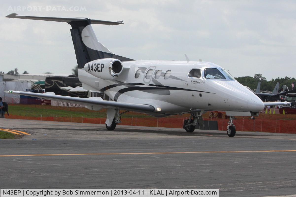 N43EP, 2010 Embraer EMB-500 Phenom 100 C/N 50000129, Sun N Fun 2013 - Lakeland, FL