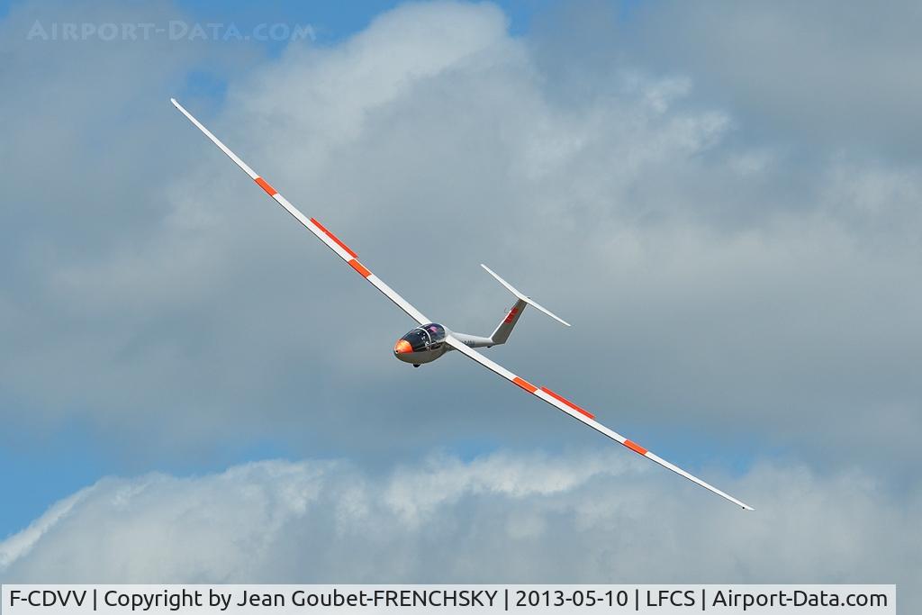F-CDVV, Rolladen-Schneider LS-1d C/N 156, landing