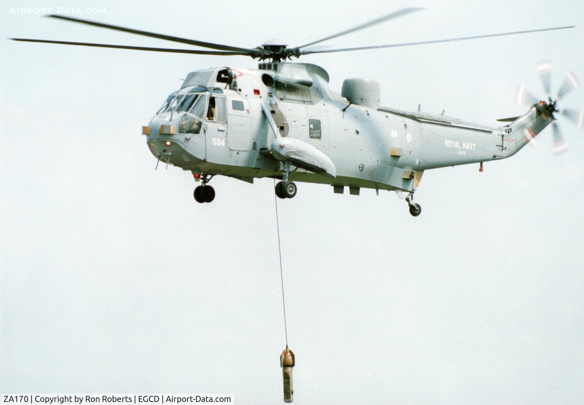 ZA170, 1982 Westland Sea King HAS.5 C/N WA903, Demonstrating the LAPADS sonobuoys equipment
