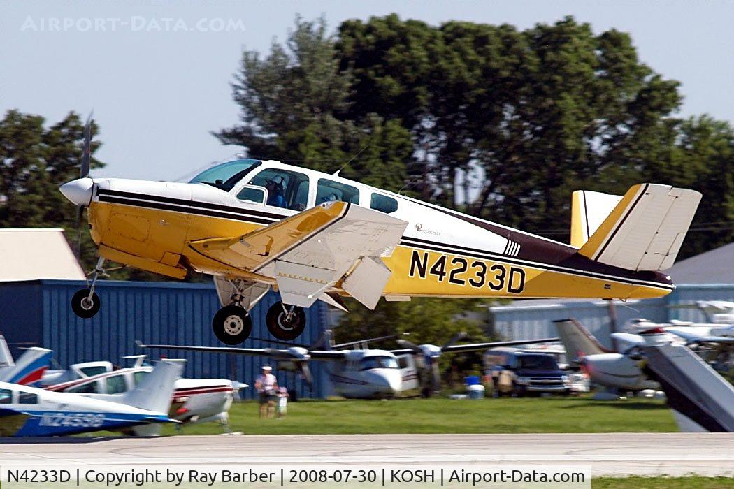 N4233D, 1955 Beech G35 Bonanza C/N D-4442, Beech G35 Bonanza [D-4442] Oshkosh - Wittman Regional~N 30/07/2008