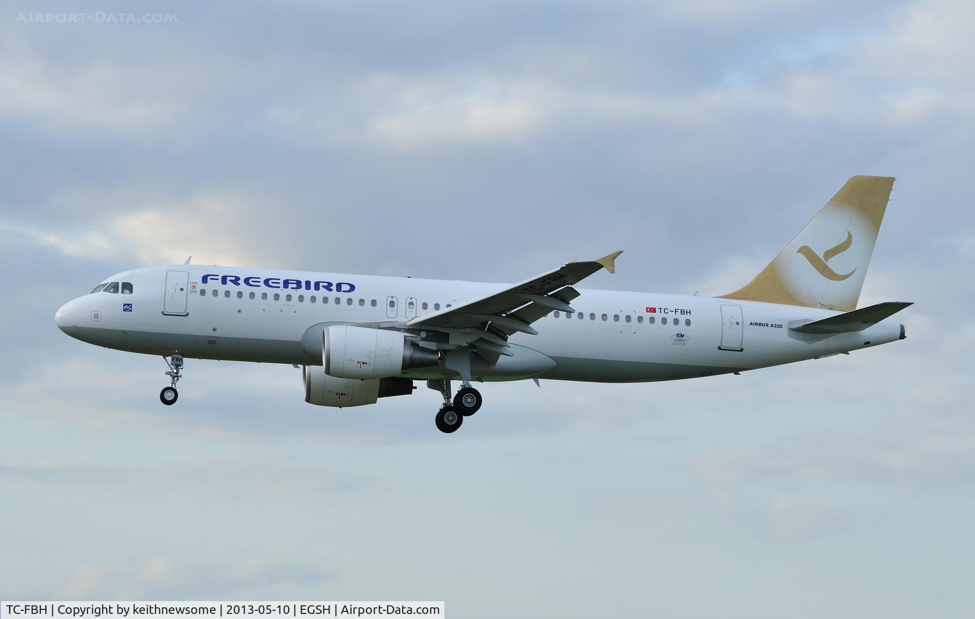 TC-FBH, 2010 Airbus A320-214 C/N 4207, Arriving from Dalaman.