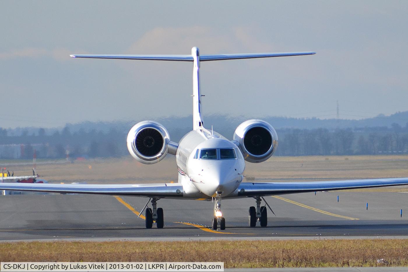 CS-DKJ, 2008 Gulfstream Aerospace V-SP G550 C/N 5174, NetJets Europe / flight from PRG