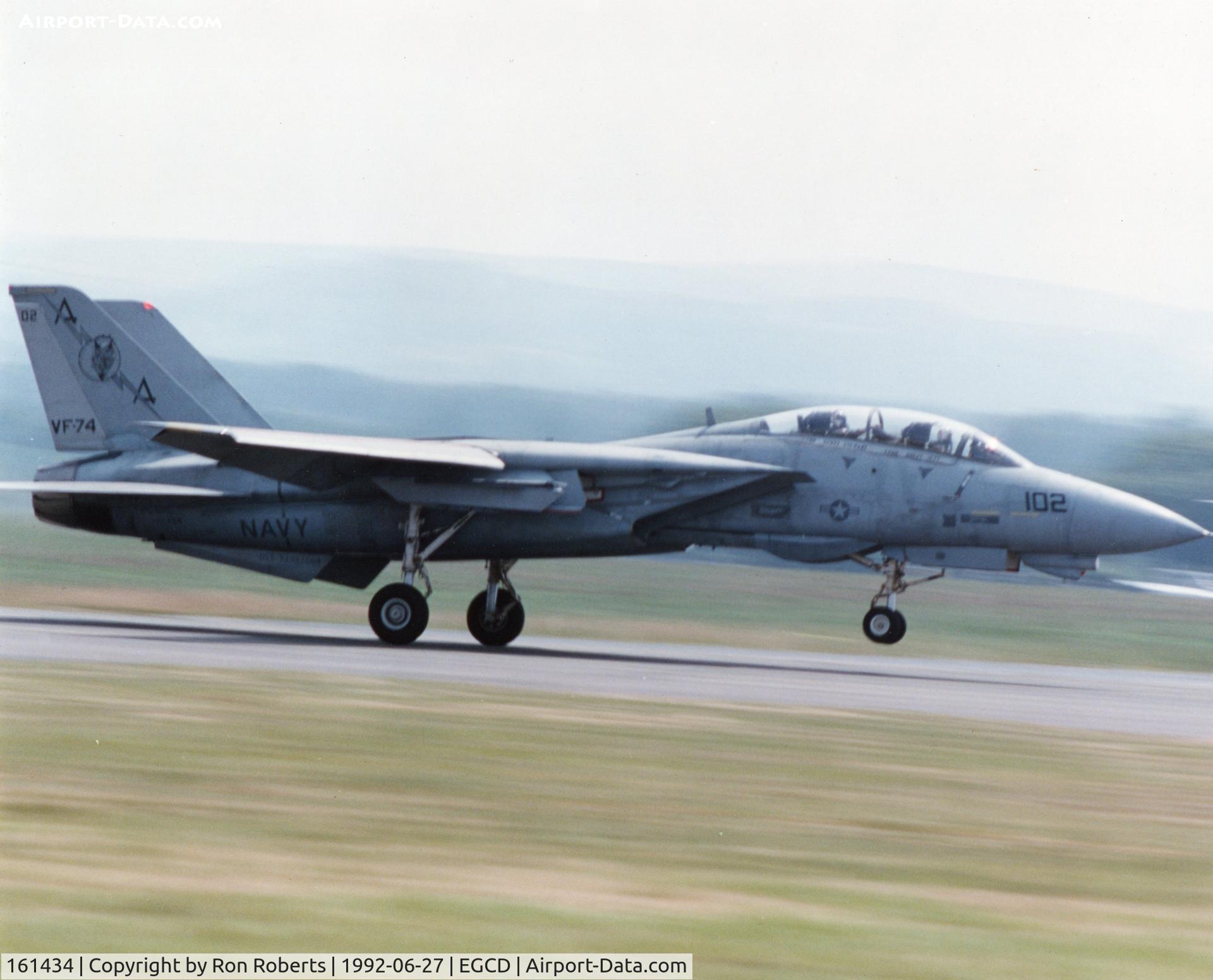 161434, Grumman F-14B Tomcat Tomcat C/N 444, Woodford Airshow 92