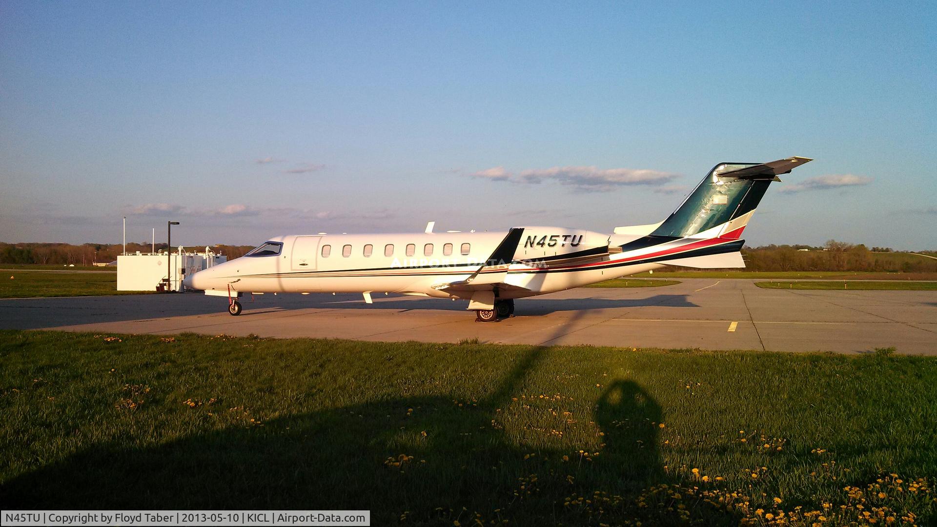 N45TU, 2000 Learjet 45 C/N 120, Business trip to Clarinda Iowa?