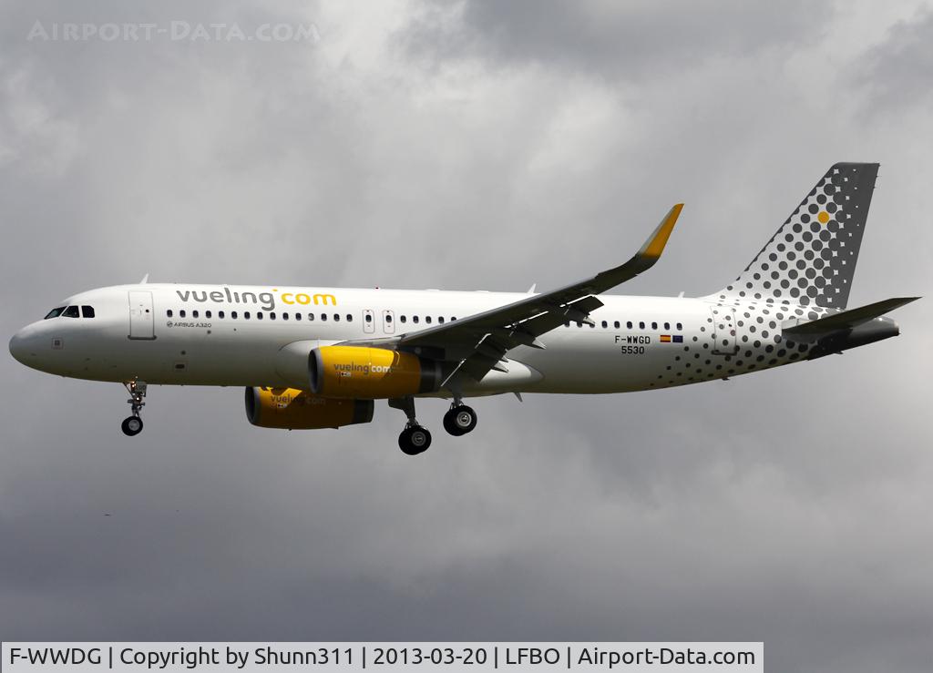 F-WWDG, 2013 Airbus A320-232 C/N 5530, C/n 5530 - To be EC-LUO - Registration registered in error