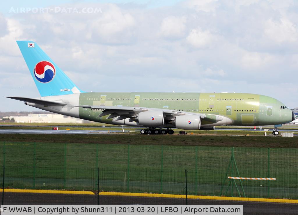 F-WWAB, 2013 Airbus A380-861 C/N 128, C/n 0128 - For Korean Airlines
