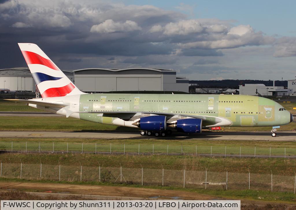 F-WWSC, 2013 Airbus A380-841 C/N 124, C/n 0124 - For British Airways