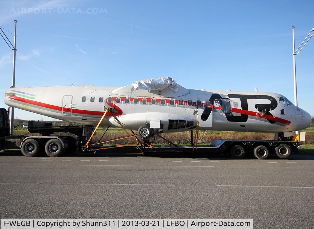 F-WEGB, 1984 ATR 42-200 C/N 002, C/n 0002 - Put on a truck and future is unknown yet...