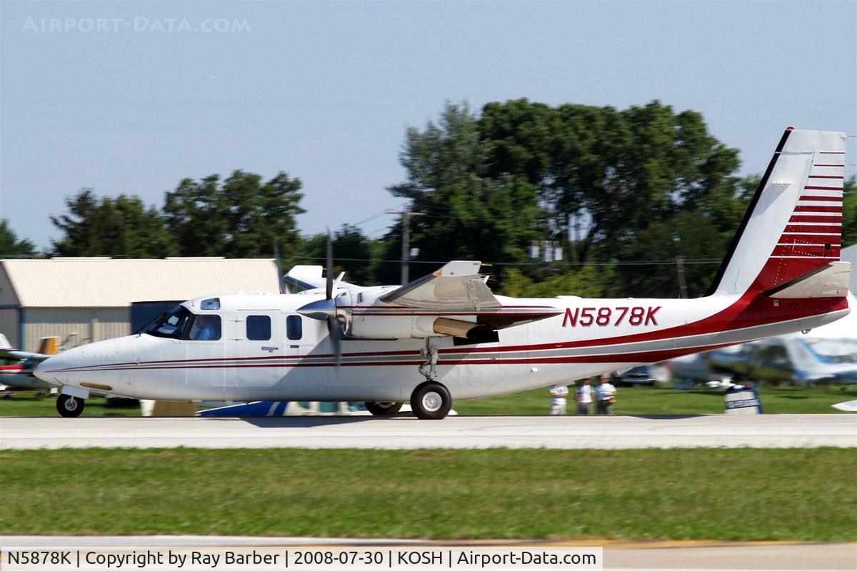 N5878K, 1980 Rockwell International 690C C/N 11626, Rockwell Commander 690C Jetprop 840 [11626] Oshkosh - Wittman Regional~N 30/07/2008