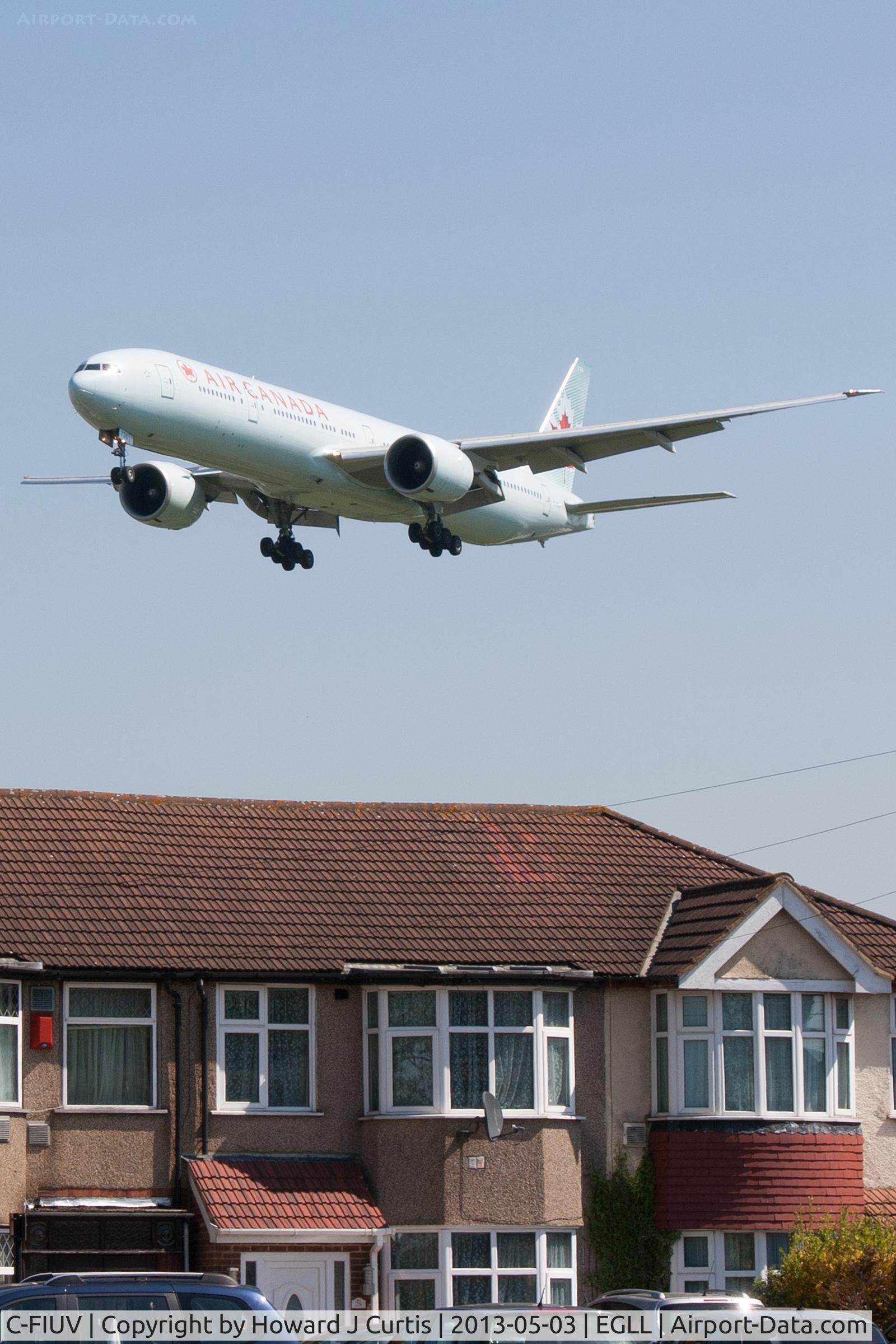 C-FIUV, 2008 Boeing 777-333/ER C/N 35248, Air Canada, on approach over Myrtle Avenue!