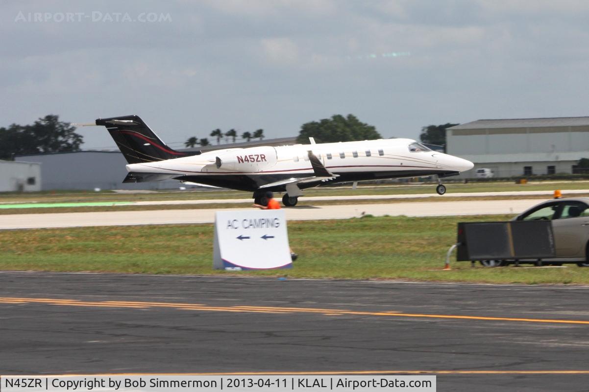 N45ZR, 2004 Learjet 45 C/N 240, Departing RWY 9R during Sun N Fun 2013 - Lakeland, FL
