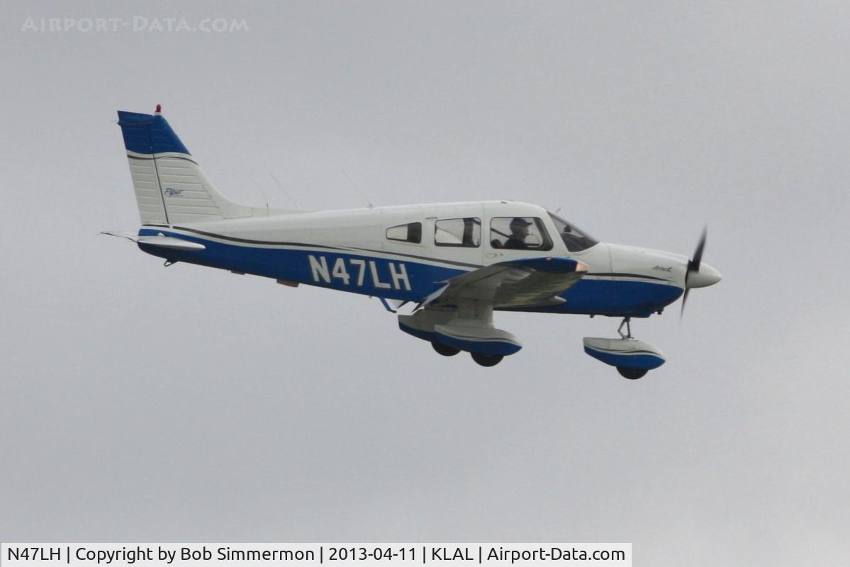 N47LH, 1979 Piper PA-28-181 C/N 28-7990480, Arriving at Sun N Fun 2013 - Lakeland, FL