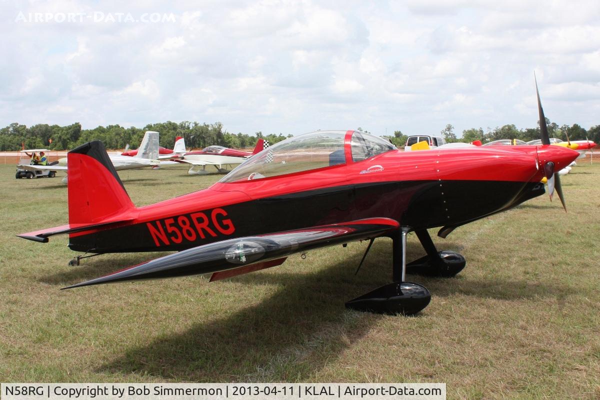 N58RG, Vans RV-8 C/N 80067, Sun N Fun 2013 - Lakeland, FL