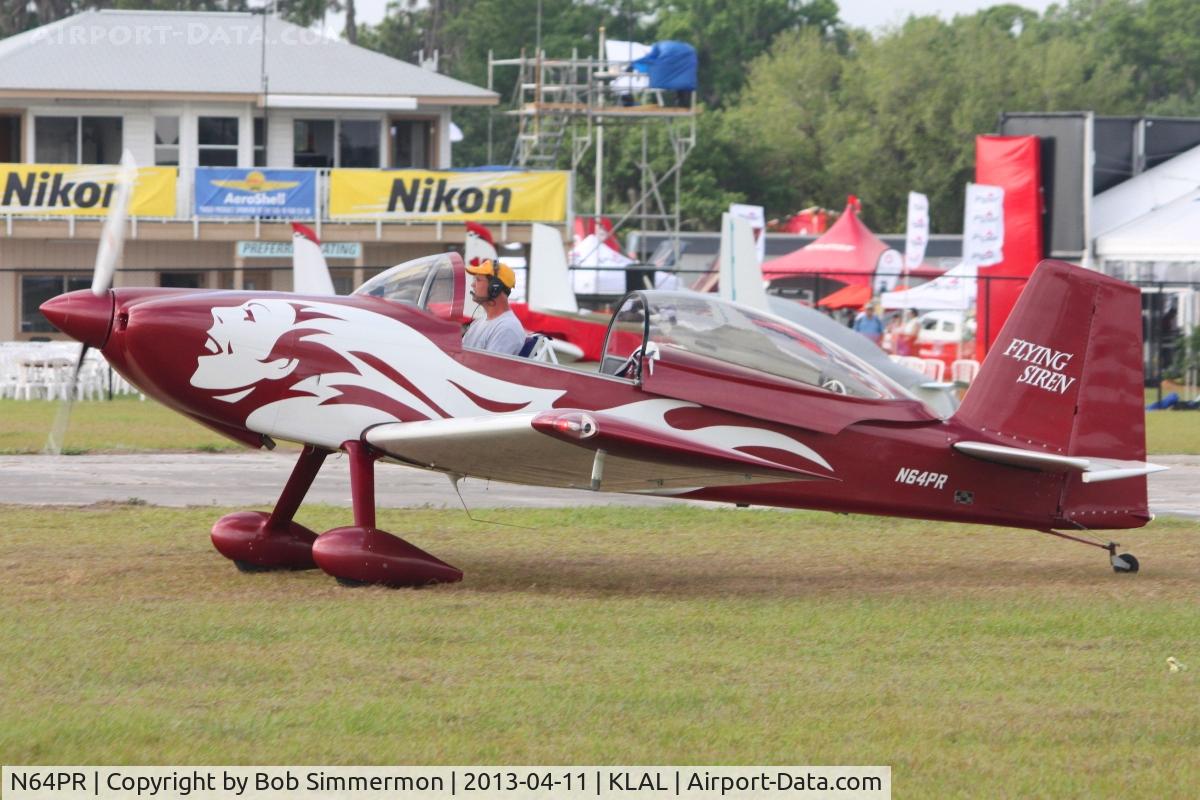 N64PR, 2007 Van's RV-8 C/N 82263, Sun N Fun 2013 - Lakeland, FL