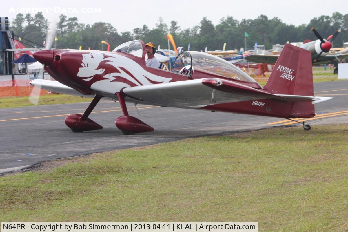 N64PR, 2007 Van's RV-8 C/N 82263, Sun N Fun 2013 - Lakeland, FL