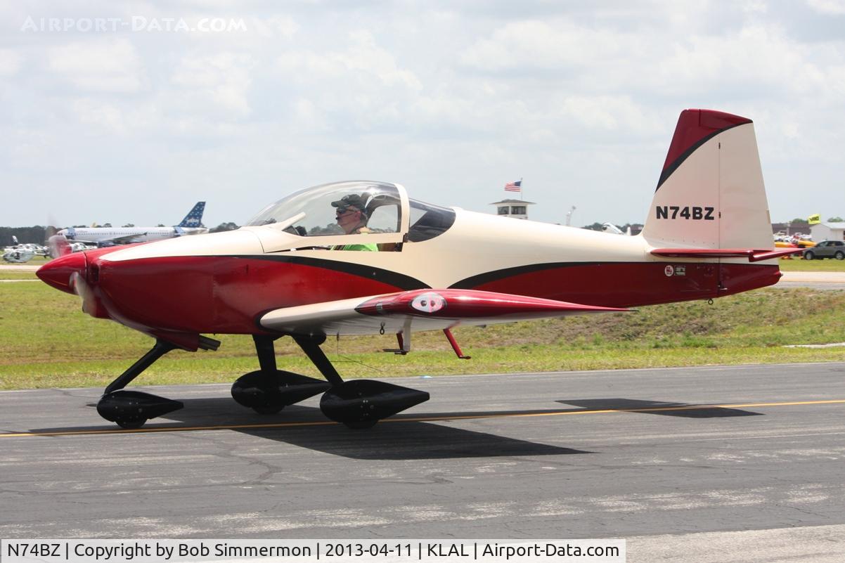 N74BZ, Vans RV-7A C/N 71978, Sun N Fun 2013 - Lakeland, FL