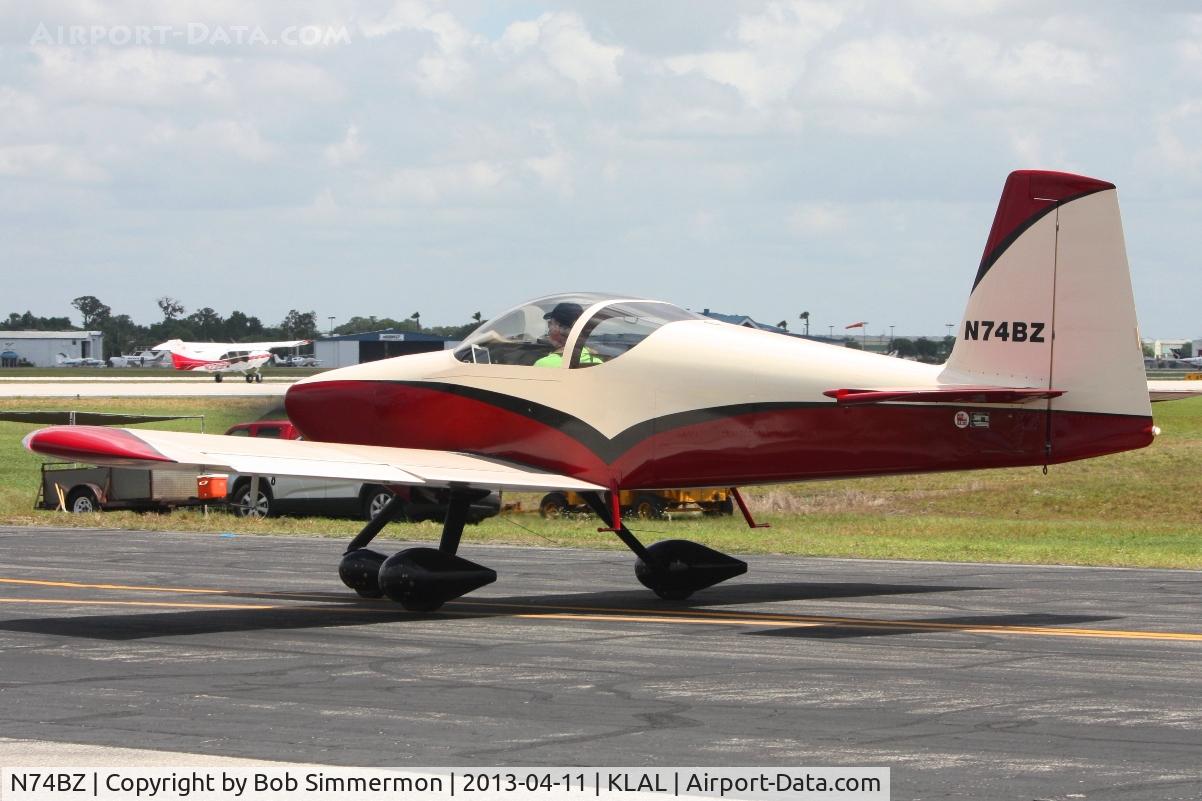 N74BZ, Vans RV-7A C/N 71978, Sun N Fun 2013 - Lakeland, FL