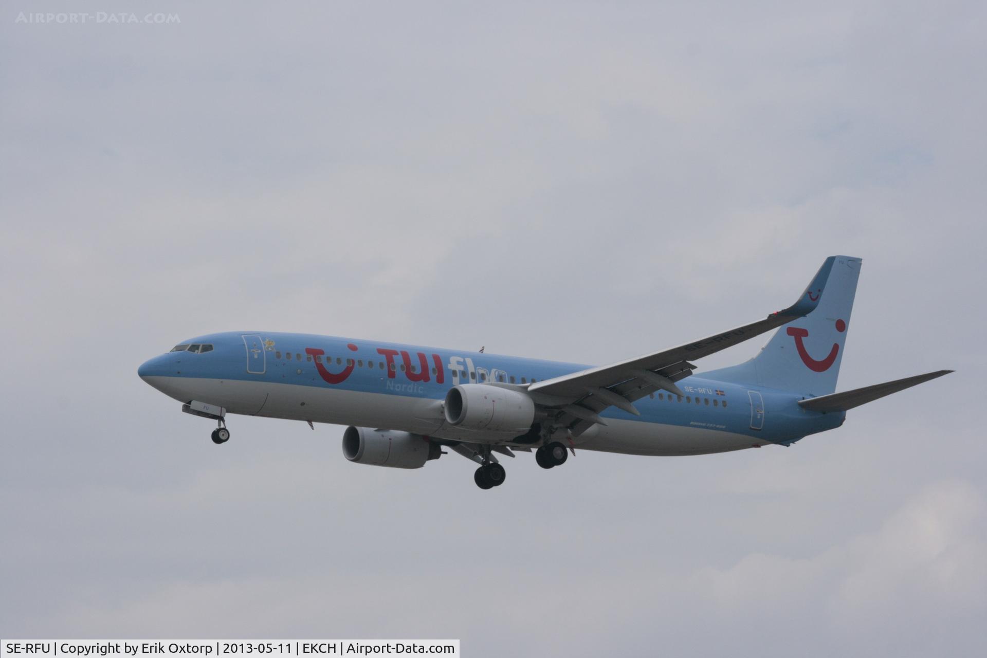 SE-RFU, 2011 Boeing 737-8K5 C/N 37259, Landing on rw 22L