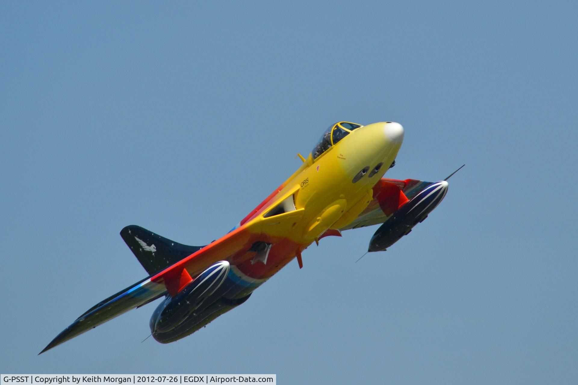 G-PSST, 1959 Hawker Hunter F.58A C/N HABL-003115, G-PSST On Take Off