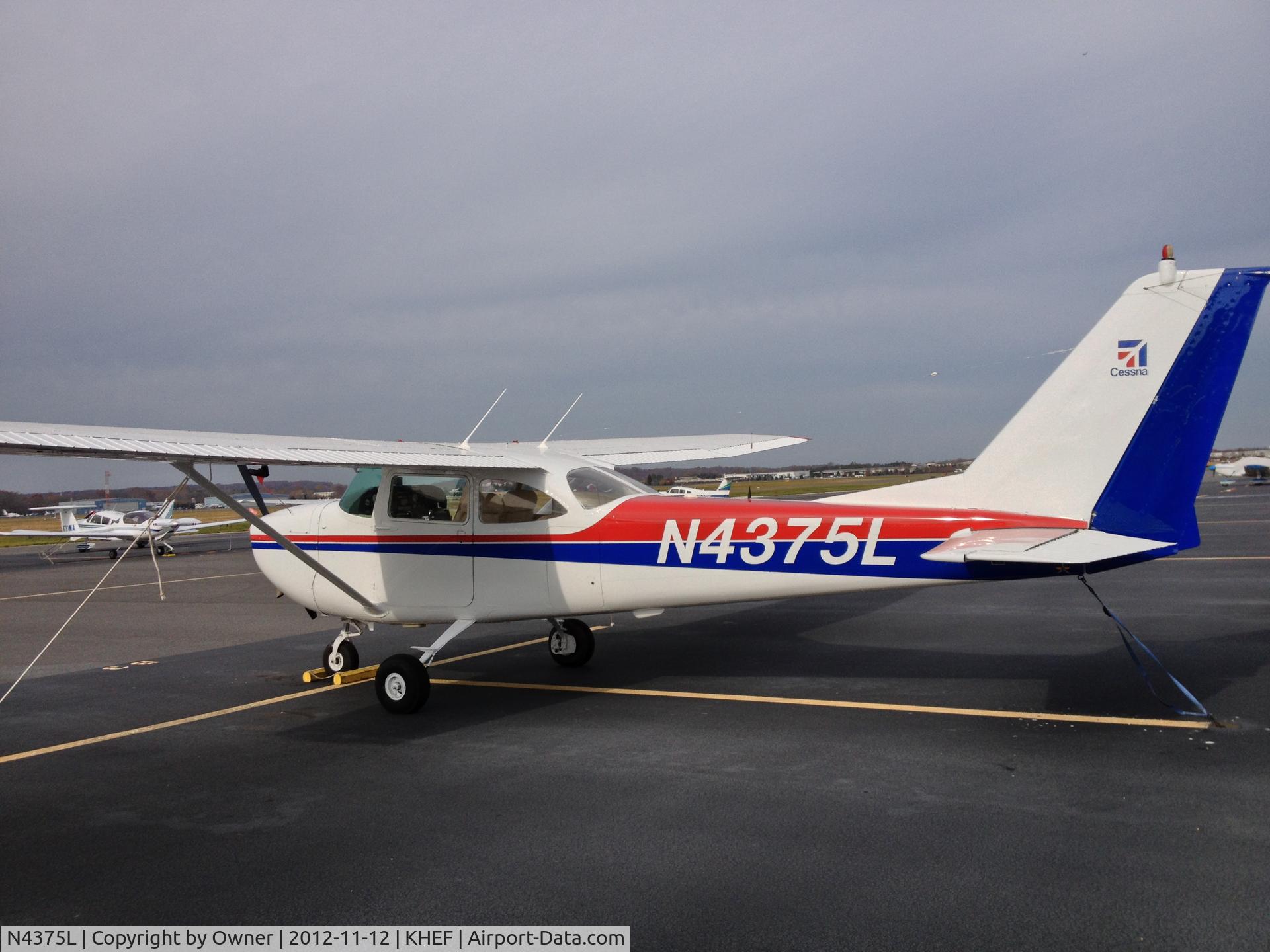 N4375L, 1966 Cessna 172G C/N 17254452, N4375L was completely over hauled summer of 2012. New engine, new interior, and a new paint scheme inspired by the Hallmark 2012 'Sky's the Limit