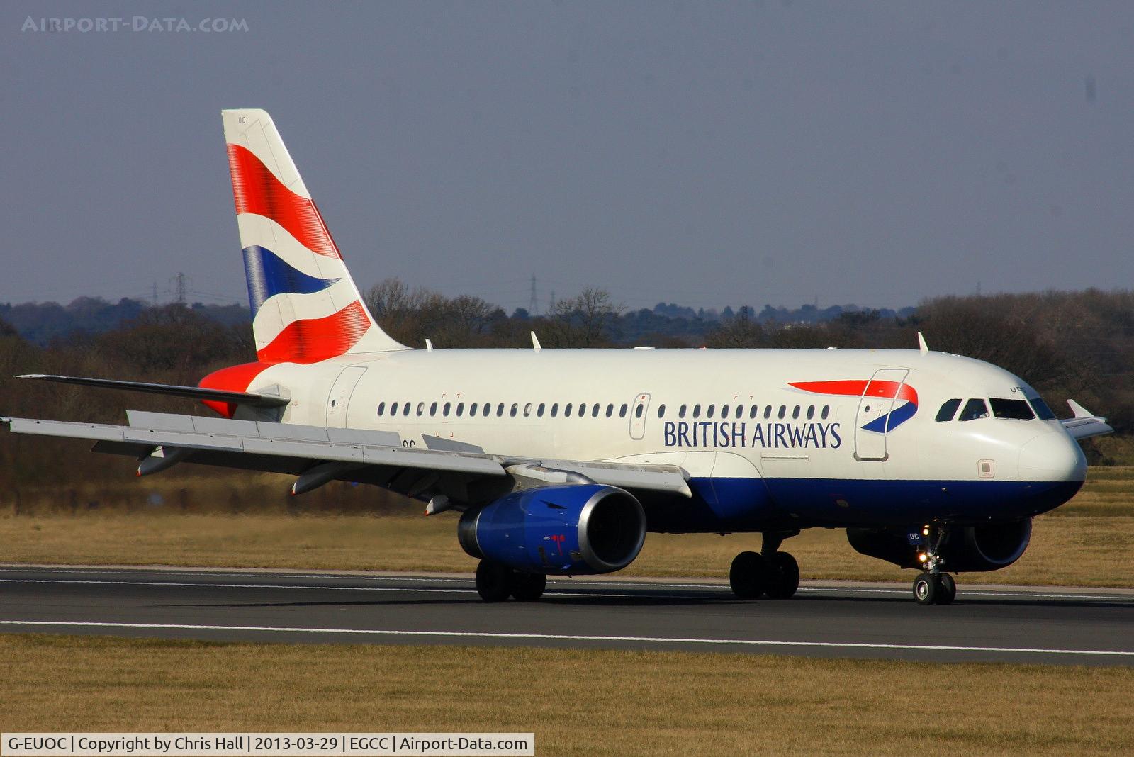 G-EUOC, 2001 Airbus A319-131 C/N 1537, British Airways