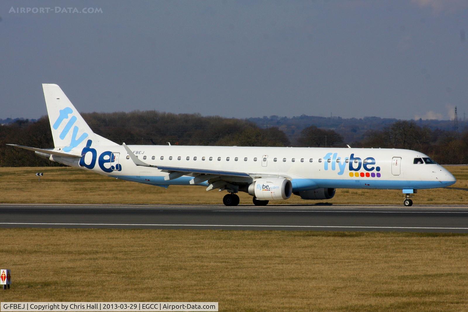 G-FBEJ, 2007 Embraer 195LR (ERJ-190-200LR) C/N 19000155, flybe