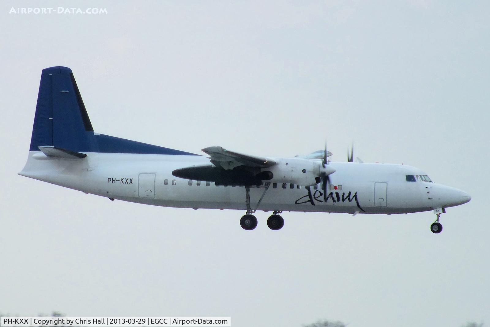 PH-KXX, 1992 Fokker 50 C/N 20262, Denim Air