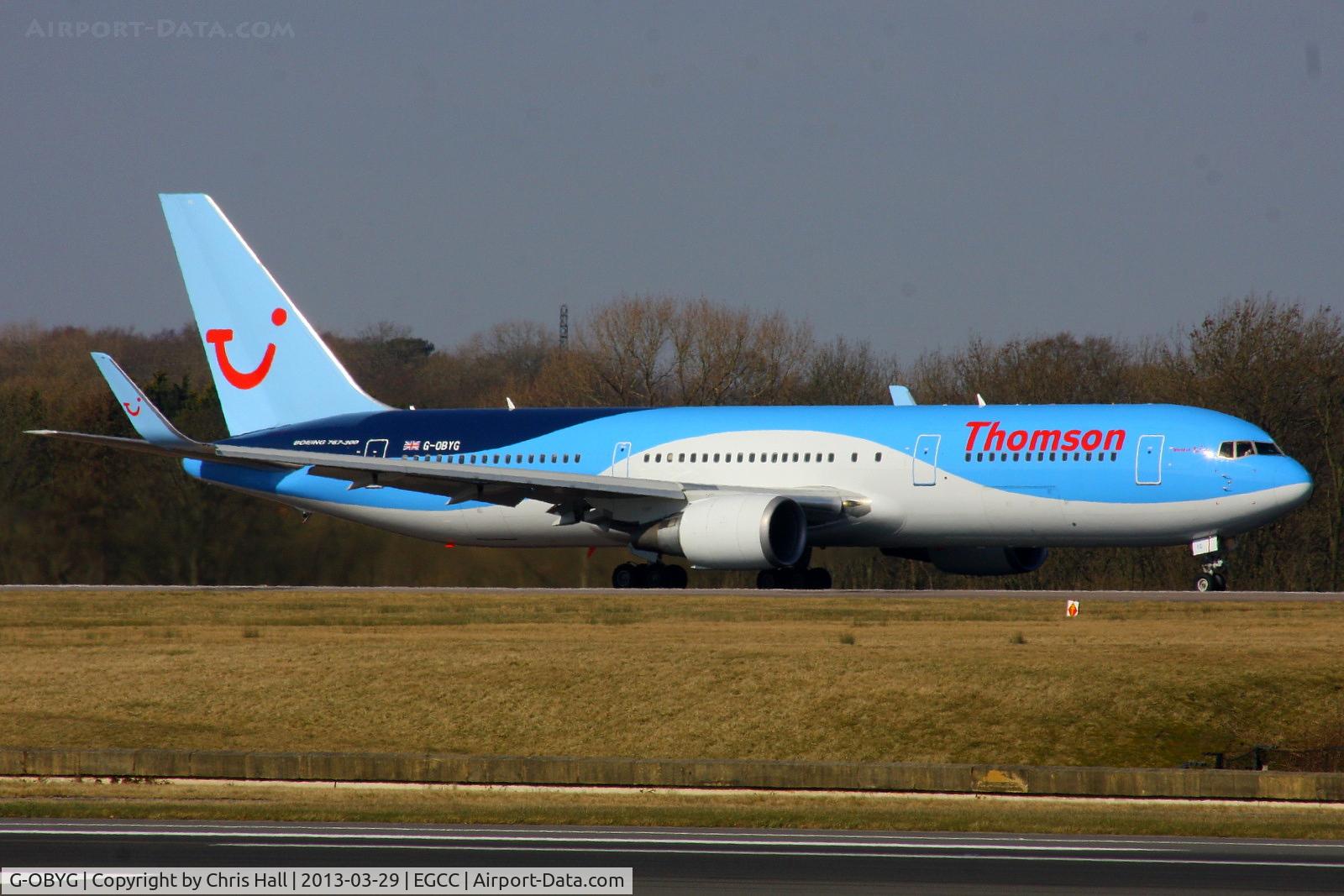 G-OBYG, 1999 Boeing 767-304 C/N 29137, Thomson