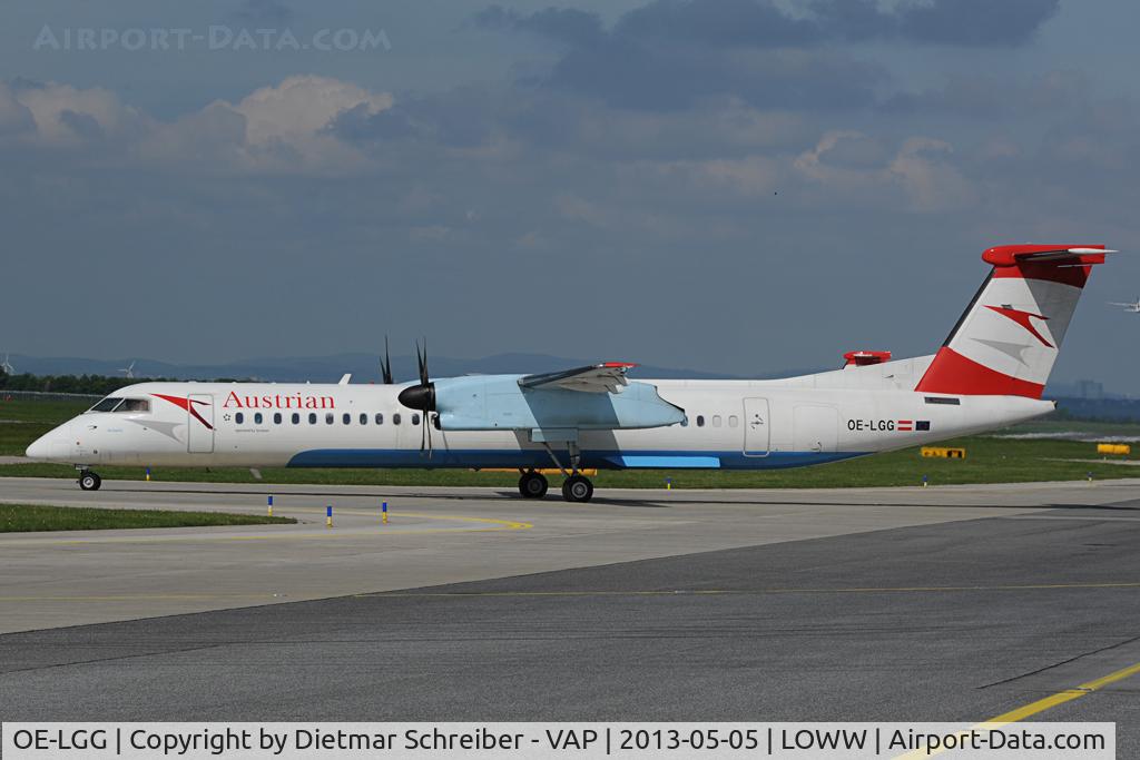 OE-LGG, 2002 De Havilland Canada DHC-8-402Q Dash 8 C/N 4074, Austrian Airlines Dash8-400 with Tyrolean Airways sticker