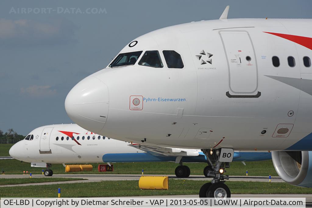 OE-LBD, 1998 Airbus A321-211 C/N 920, Austrian Airlines Airbus A321 with Tyrolean Airways sticker