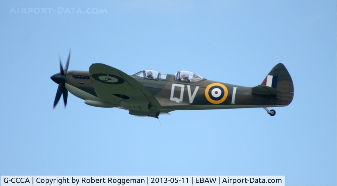 G-CCCA, 1944 Supermarine 509 Spitfire TR.IXc C/N CBAF.9590, 23 rd Fly in.QV I.