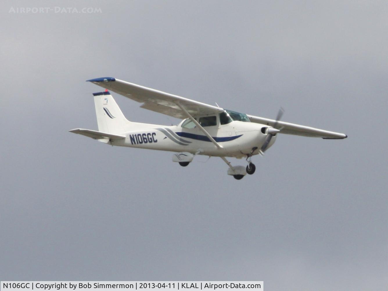 N106GC, 1975 Cessna 172M C/N 17264663, Arriving at Sun N Fun 2013 - Lakeland, FL