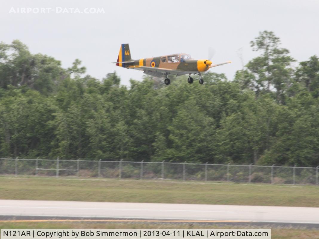 N121AR, 1979 IAR IAR-823 C/N 53, Arriving at Sun N Fun 2013 - Lakeland, FL