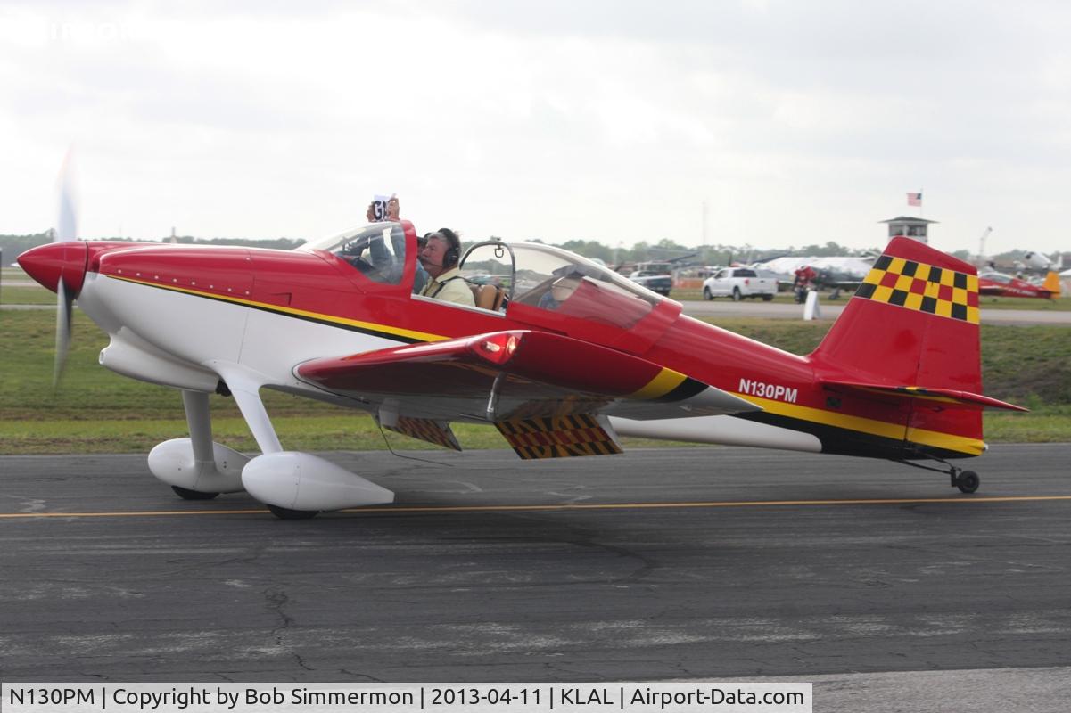 N130PM, Vans RV-6 C/N 22894, Arriving at Sun N Fun 2013 - Lakeland, FL