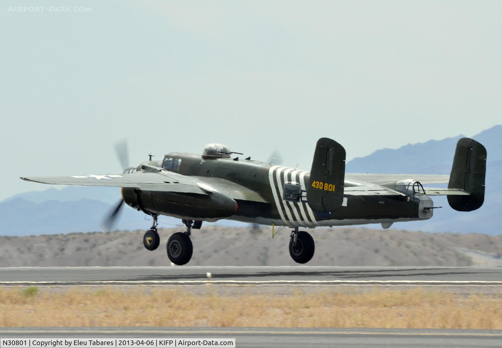 N30801, 1944 North American TB-25N Mitchell C/N 108-34076, Taken during Legends Over The Colorado River Fly-In.