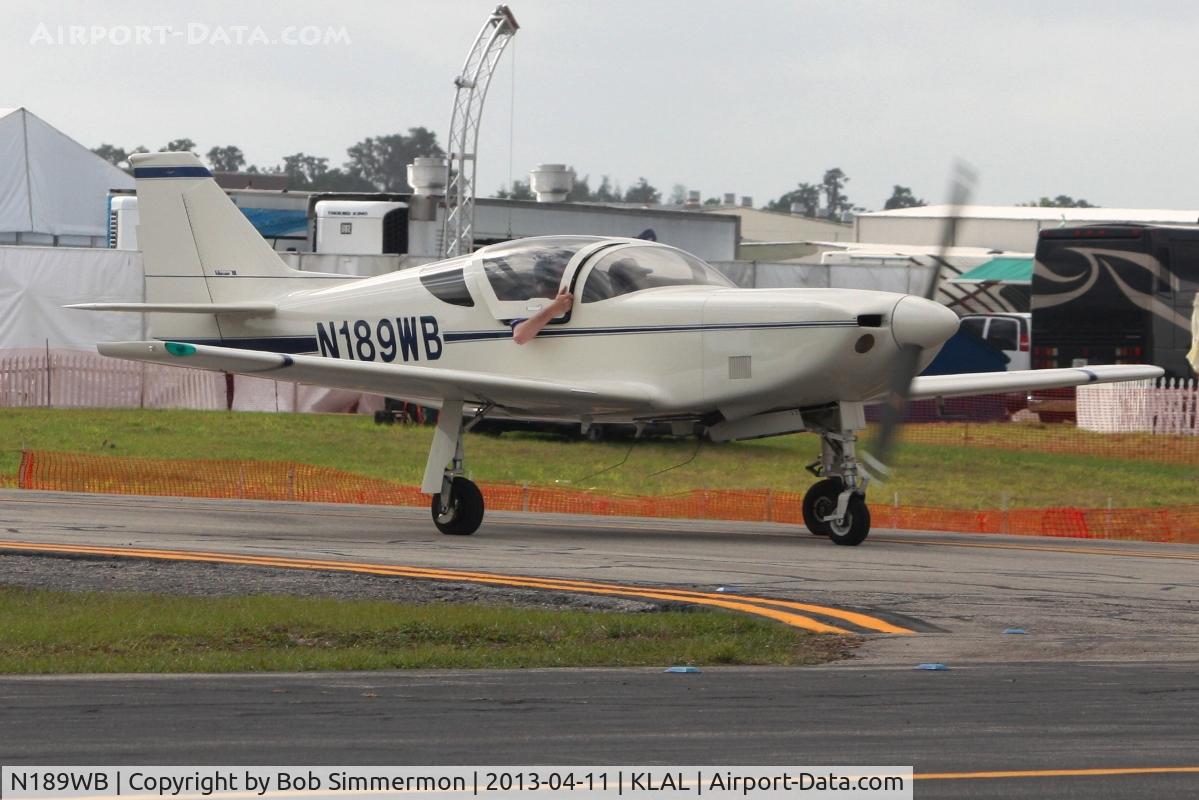 N189WB, 1984 Stoddard-Hamilton Glasair III C/N 3074, Arriving at Sun N Fun 2013 - Lakeland, FL