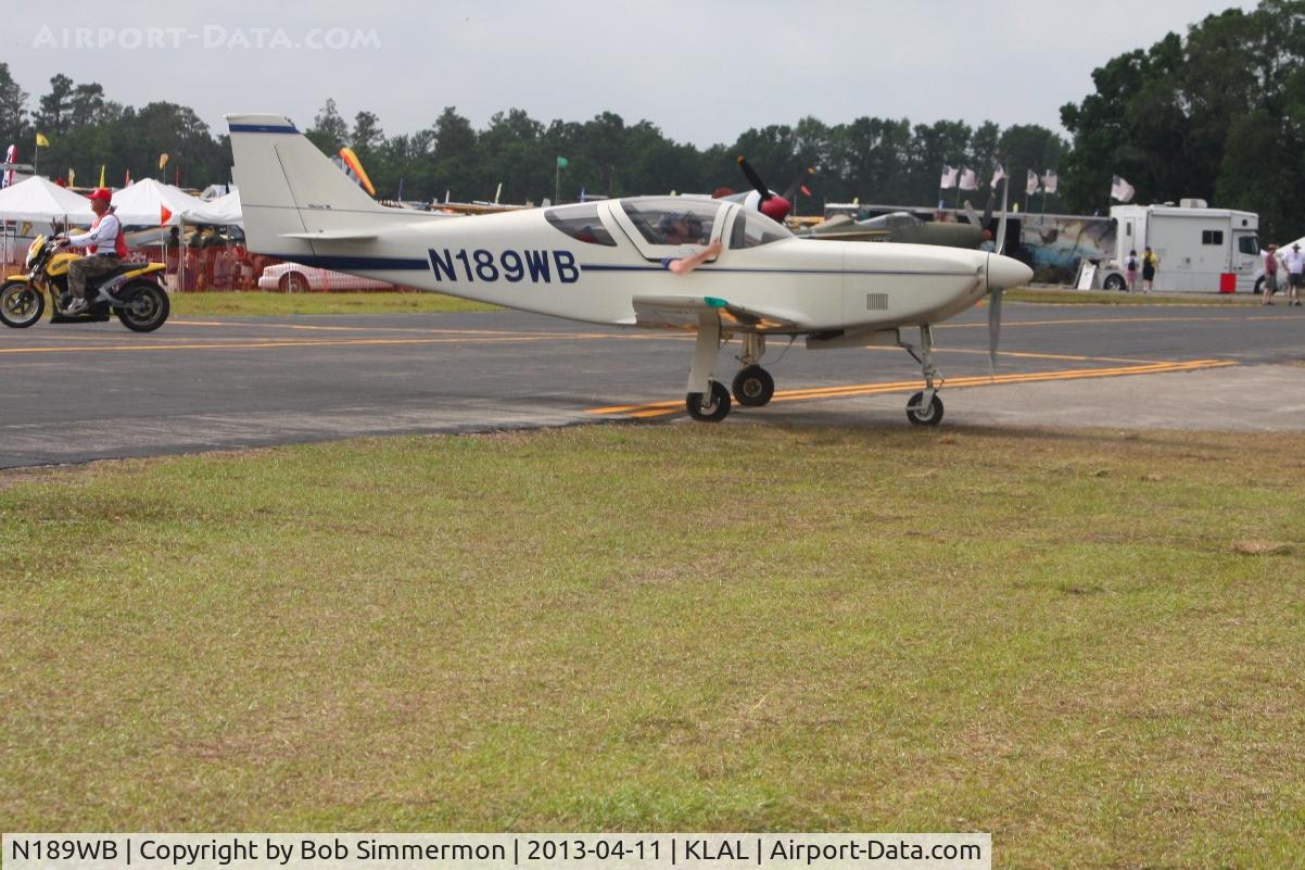 N189WB, 1984 Stoddard-Hamilton Glasair III C/N 3074, Arriving at Sun N Fun 2013 - Lakeland, FL