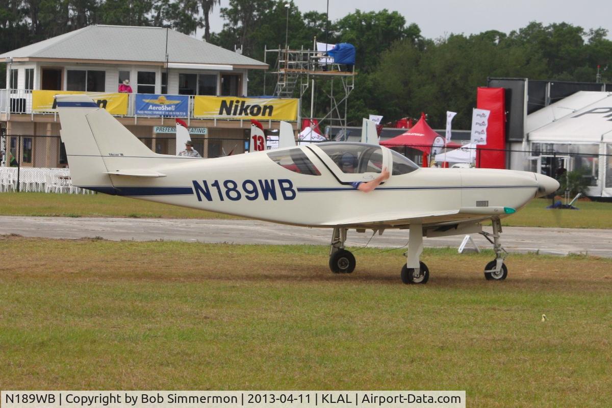 N189WB, 1984 Stoddard-Hamilton Glasair III C/N 3074, Arriving at Sun N Fun 2013 - Lakeland, FL
