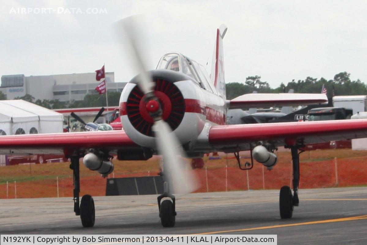 N192YK, 1990 Yakovlev Yak-52 C/N 9011008, Sun N Fun 2013 - Lakeland, FL