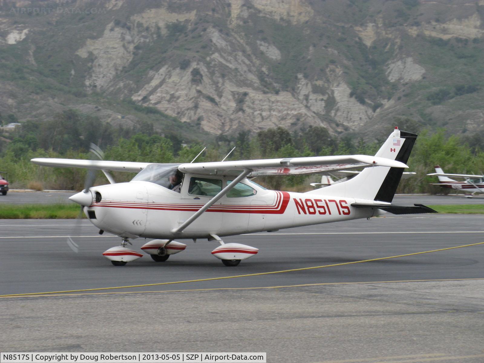 N8517S, 1965 Cessna 182H Skylane C/N 18256617, 1965 Cessna 182H SKYLANE, Continental O-470 230 Hp, taxi back