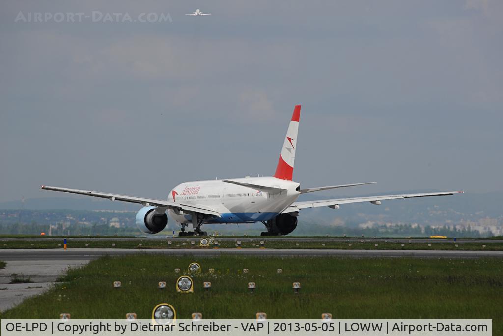 OE-LPD, 2006 Boeing 777-2Z9/ER C/N 35960, Austrian Airlines Boeing 777-200 with Tyrolean sticker